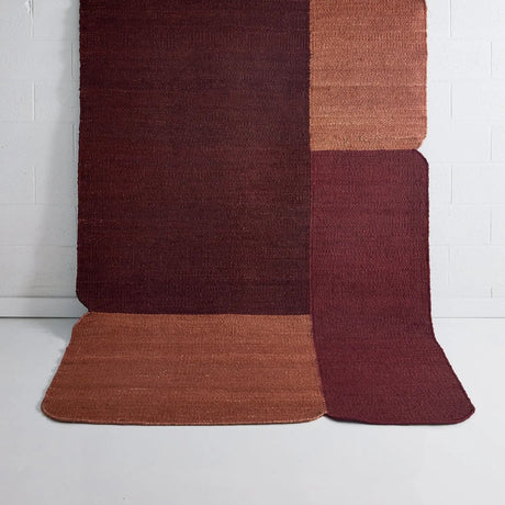 Abel Red Irregular Rug ALGAN