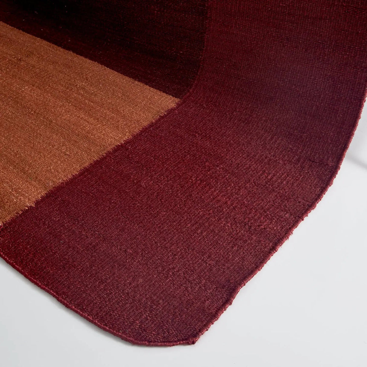 Abel Red Irregular Rug ALGAN
