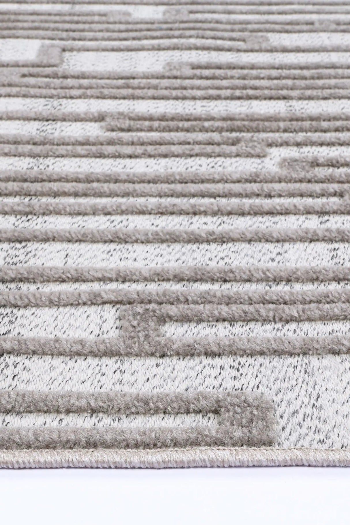 Aegean Cream Grey Matrix Rug BRAVEN