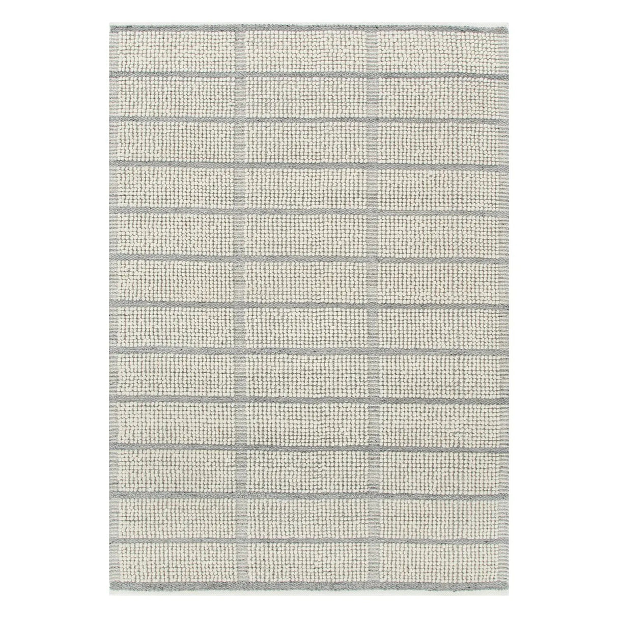 Albany Ivory Grey Wool Rug MAARIA