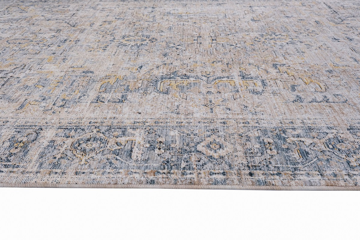 Allen Cream Blue Rug Smartex Int