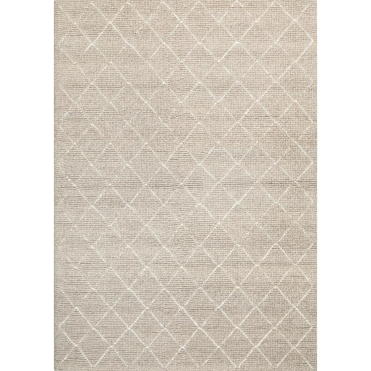 Argyle Beige Diamond Weave Rug decorugonline