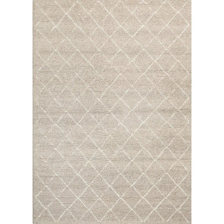 Argyle Beige Diamond Weave Rug decorugonline