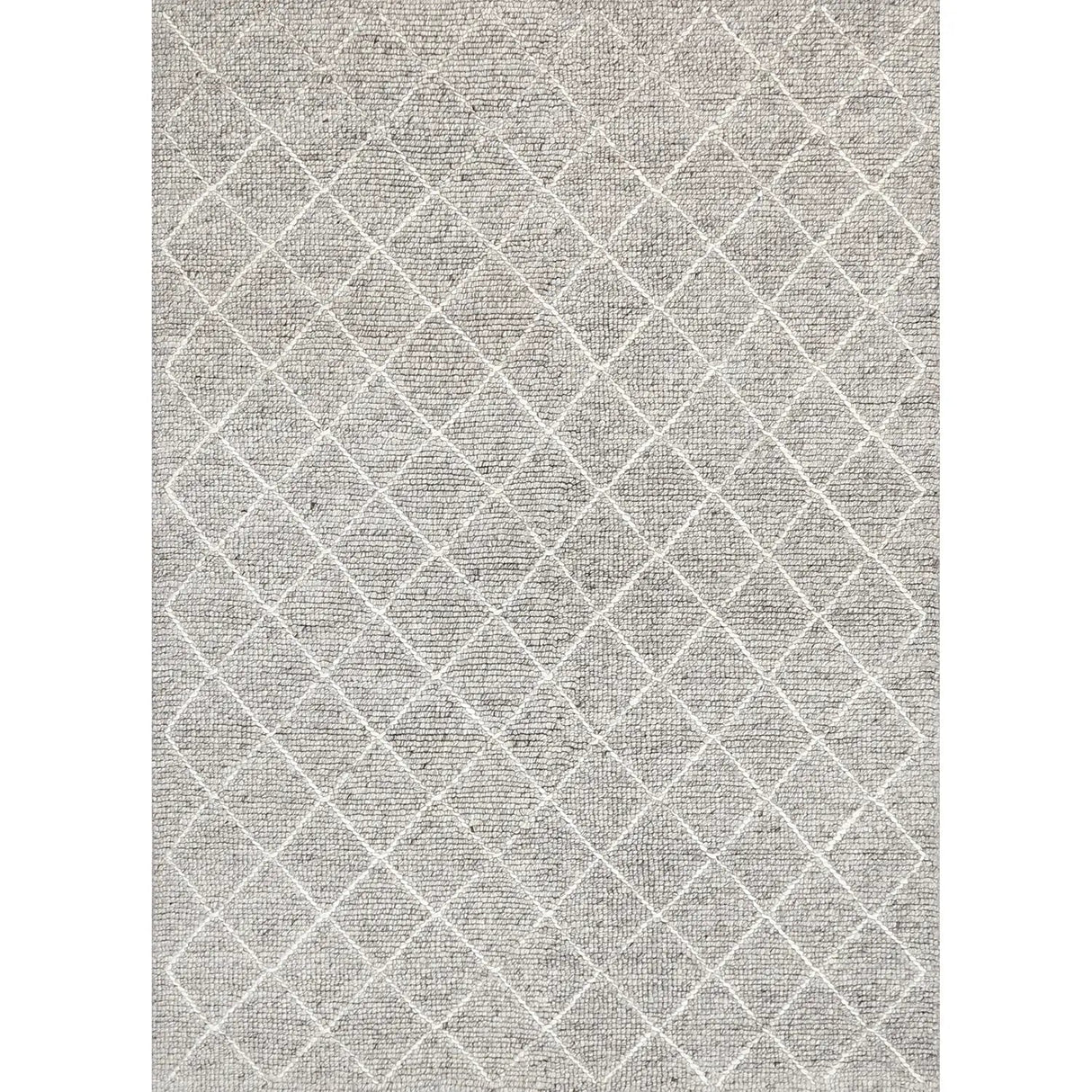 Argyle Charcoal Diamond Weave Rug decorugonline