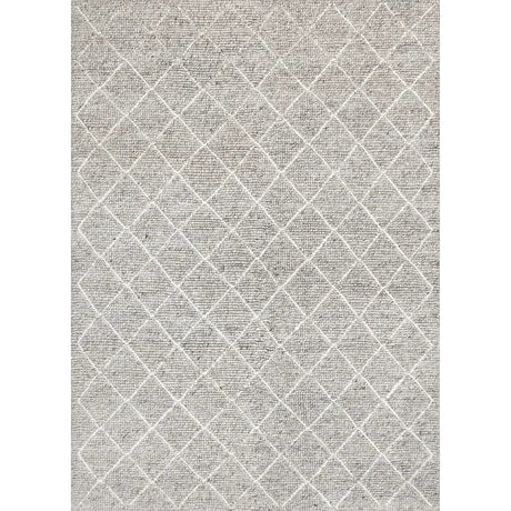 Argyle Charcoal Diamond Weave Rug decorugonline