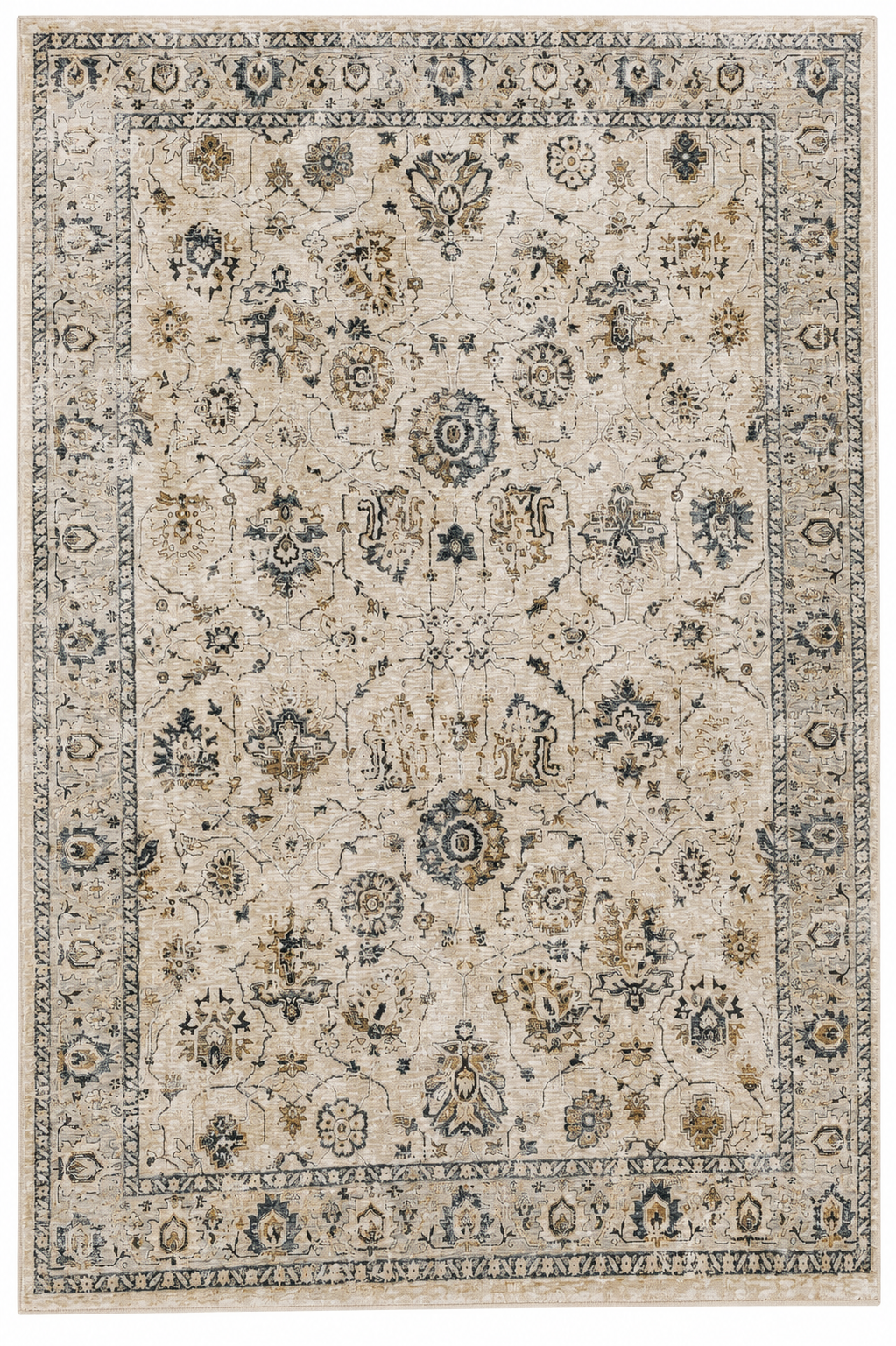 Bamboo Floral LS242B Cream Multi
