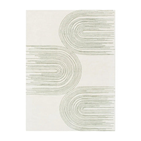 Brighton Ivory Beige Wool Rug MAARIA
