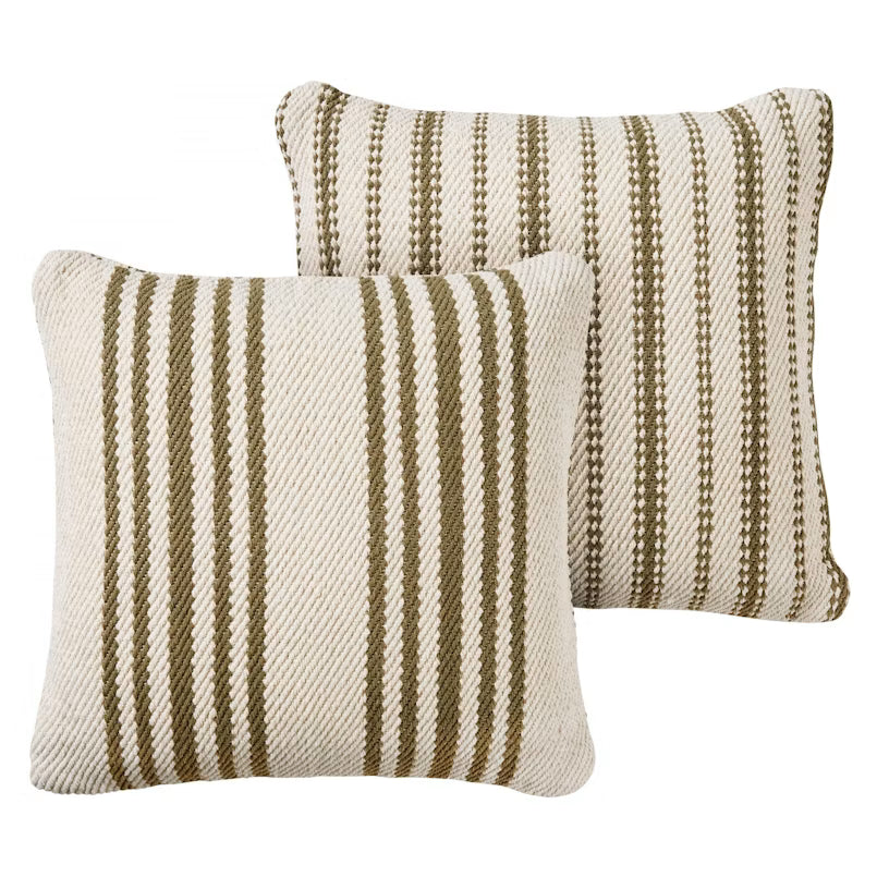 Connor Cushion 50X50 Olive/Natural