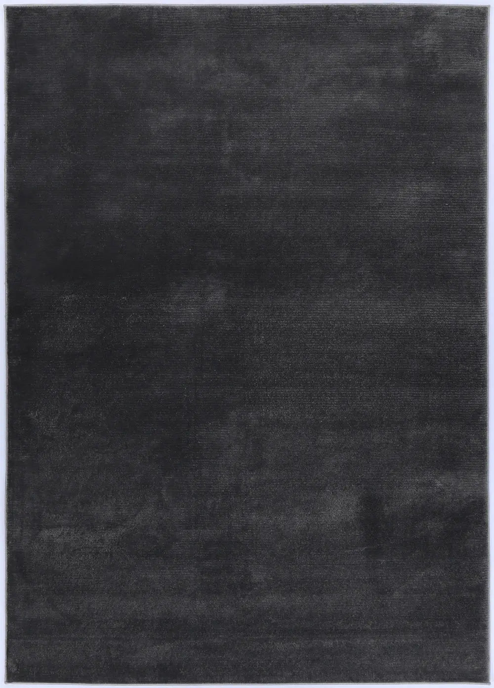 Cascade Charcoal Plain Rug BRAVEN