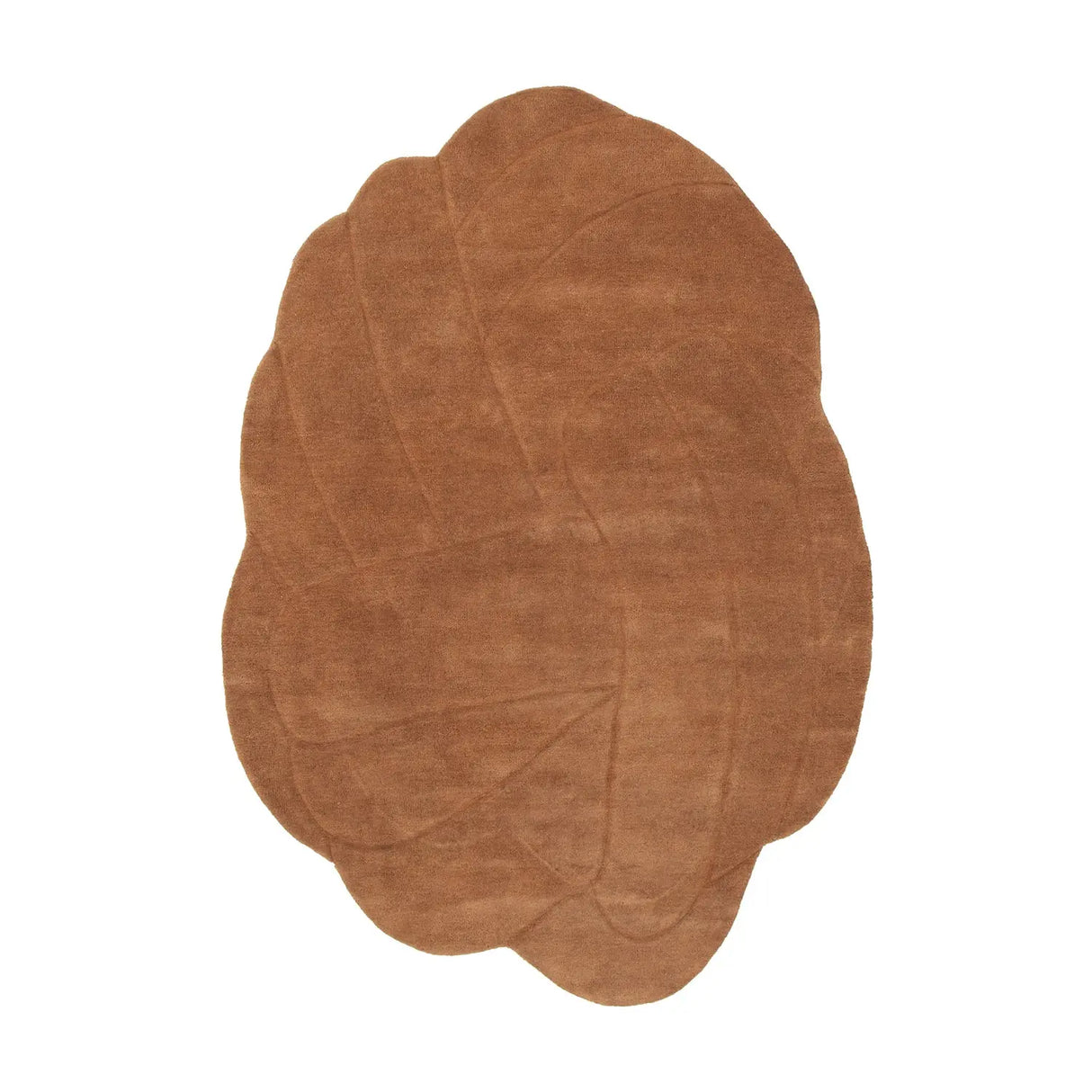 Coral Floor Rug Rust