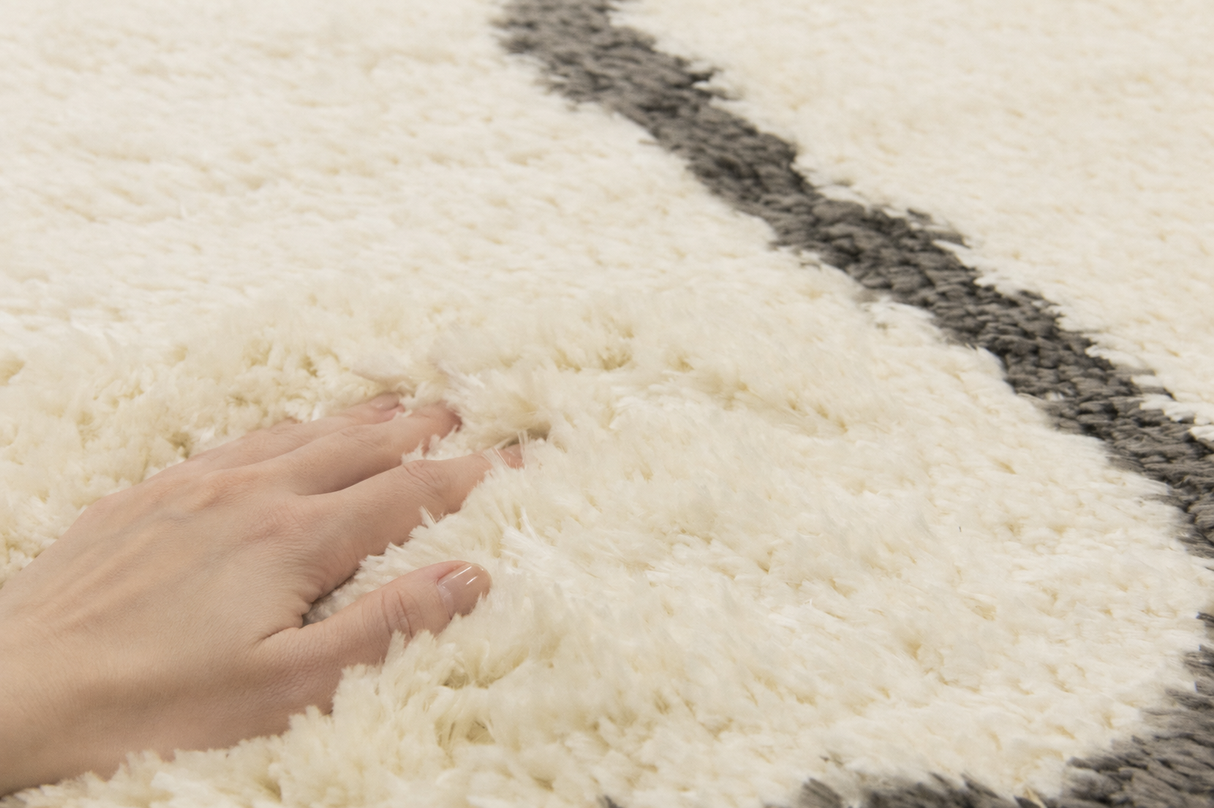 Tilba Flokati Natural Grey