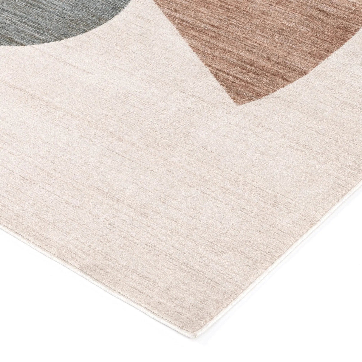Ember Abstract Ivory Rust Rug BADE