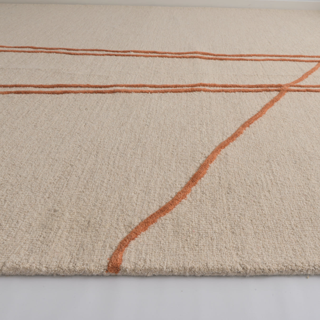 Fabien Handtufted Wool Rust Crossroads