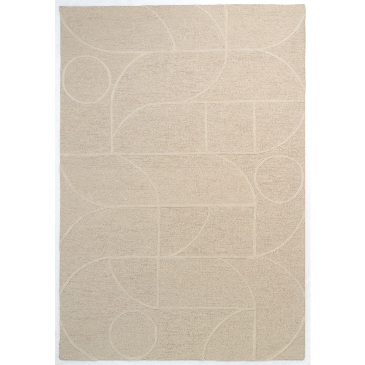 Fabien Handtufted Wool Beige Moon