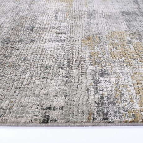 Giorgio Cream & Anthracite Mosaic Rug DecoRug