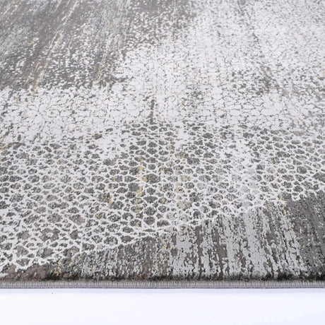 Giorgio Cream & Dark Grey Faded Mosaic Rug DecoRug