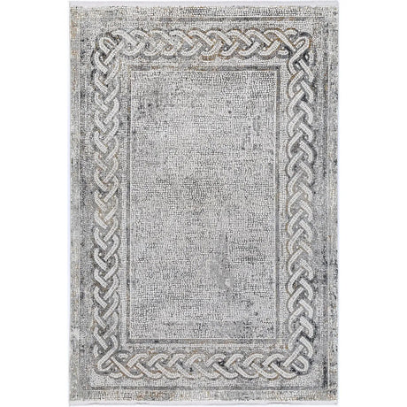 Giorgio Grey & Anthracite Mosaic Rug DecoRug