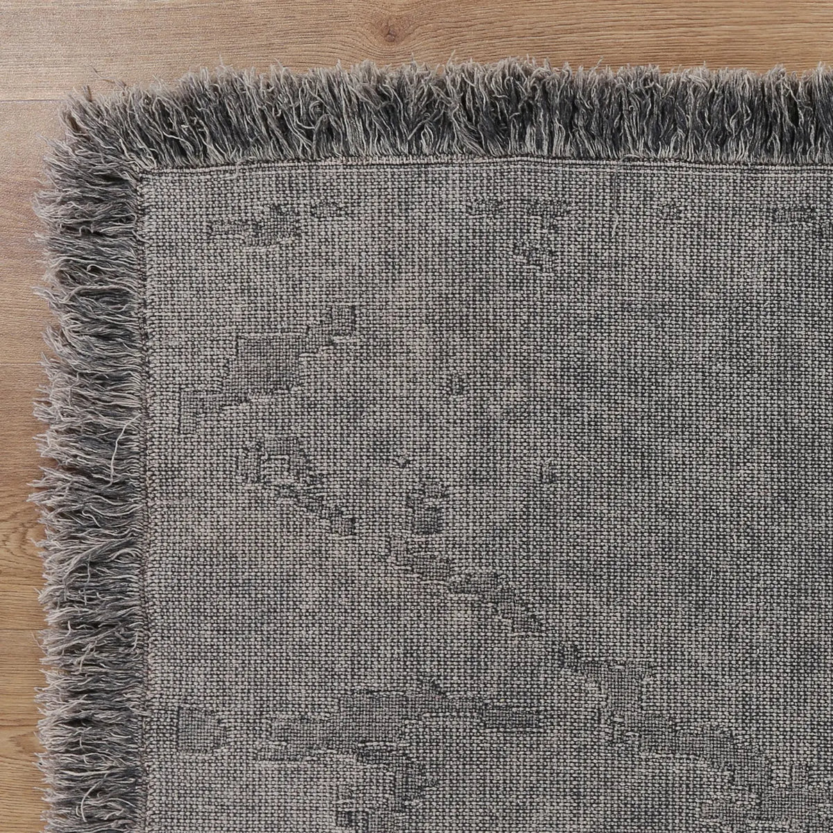 HARYANA STONEWASH PLAIN FRINGED ASHY BEIGE