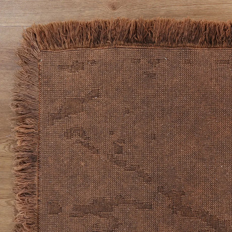 HARYANA STONEWASH PLAIN FRINGED CAMEL