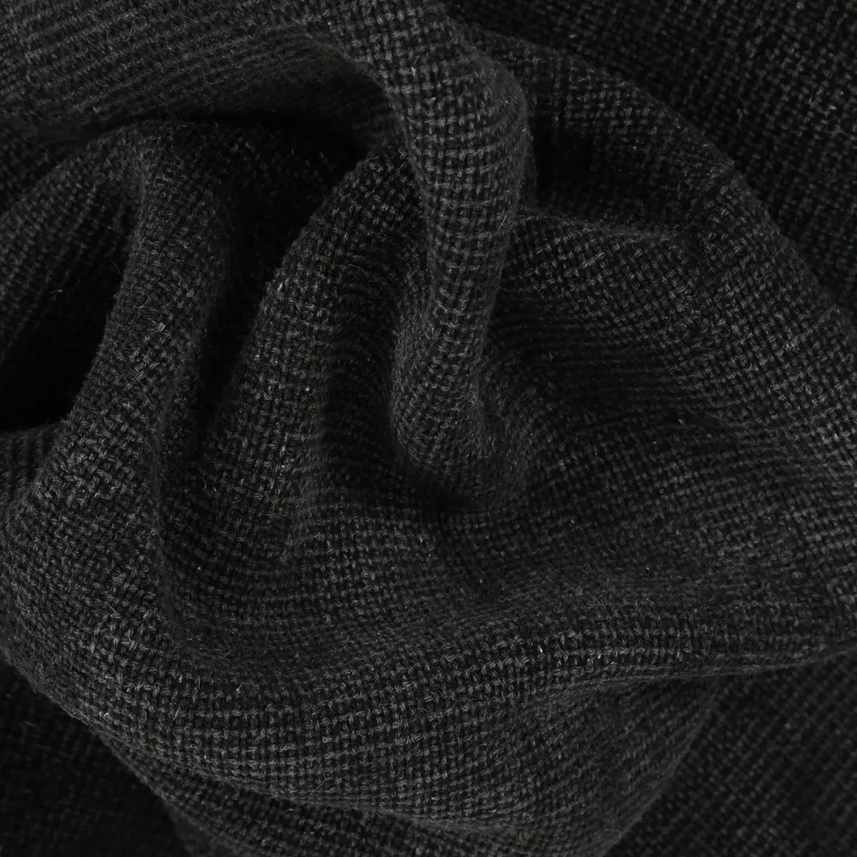 HARYANA STONEWASH PLAIN FRINGED CHOCOLATE