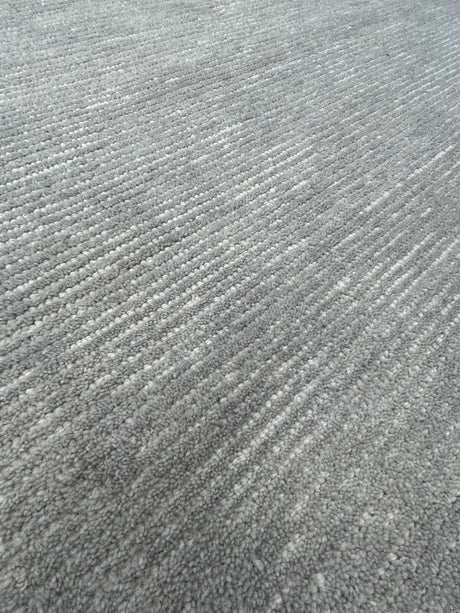 Eden Handtufted Polyester Wool Grey