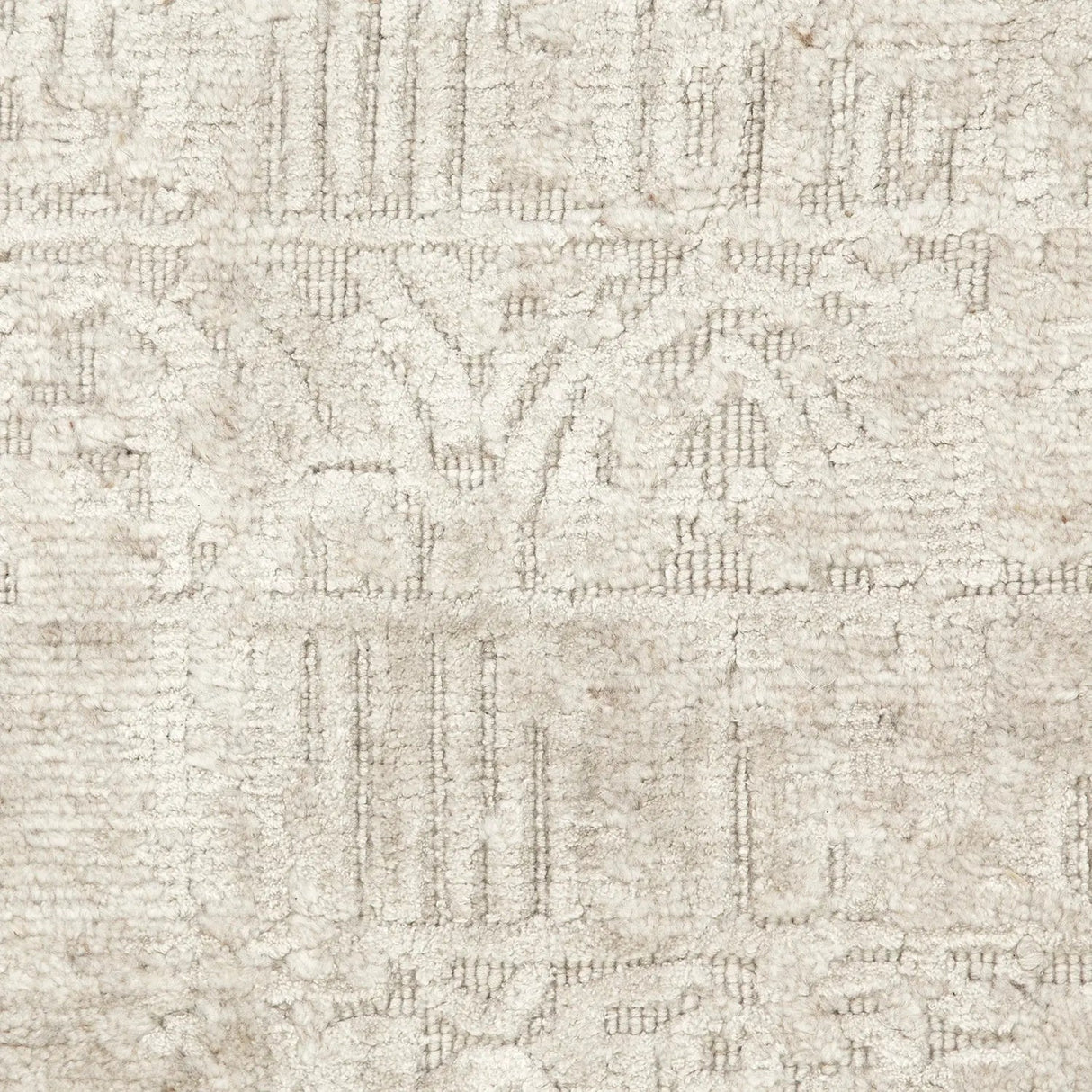 Karus Beige Knotted Designer Rug DecoRug