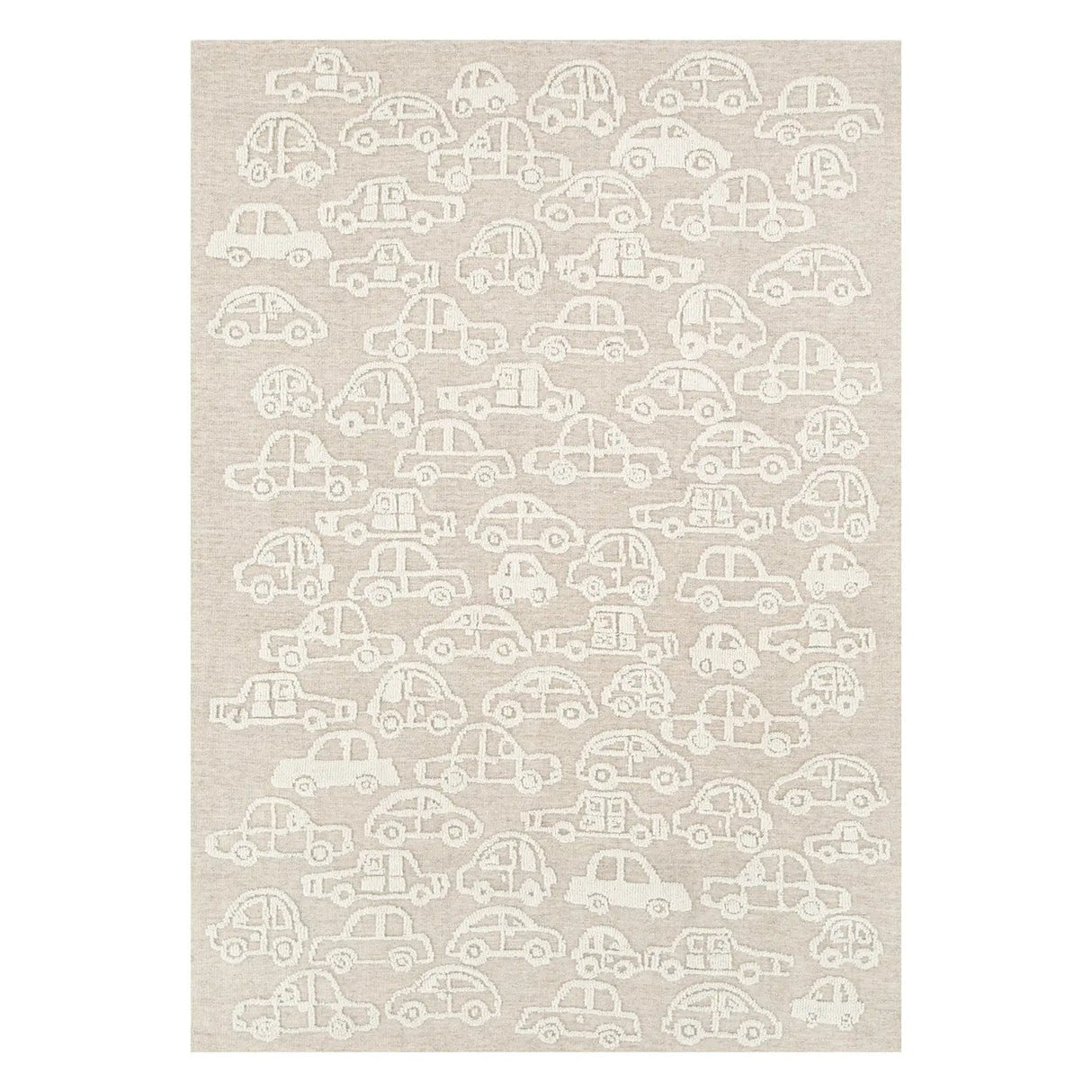 Kelso Natural Ivory Wool Nursery Rug THERUG