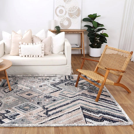 Luka Shaggy Green Colour Rug DecoRug