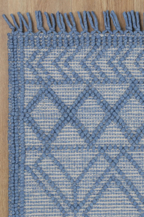 Lumina Blue Transitional Rug BRAVEN