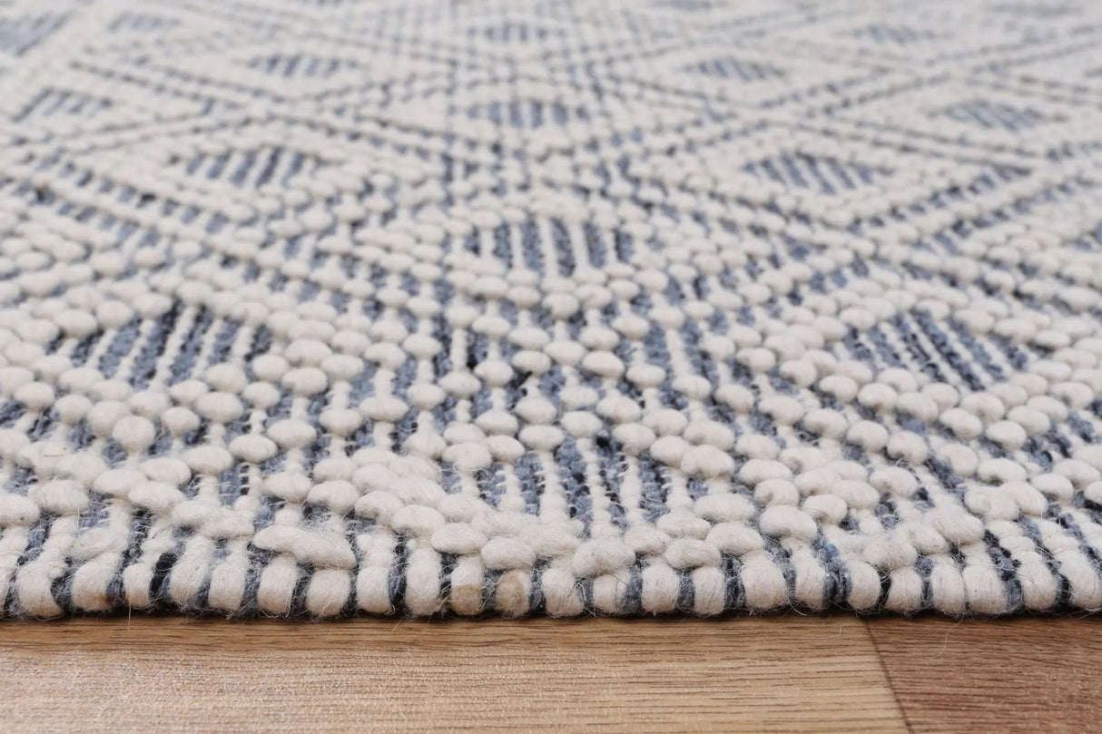 Lumina Diamond Beige Transitional Rug BRAVEN