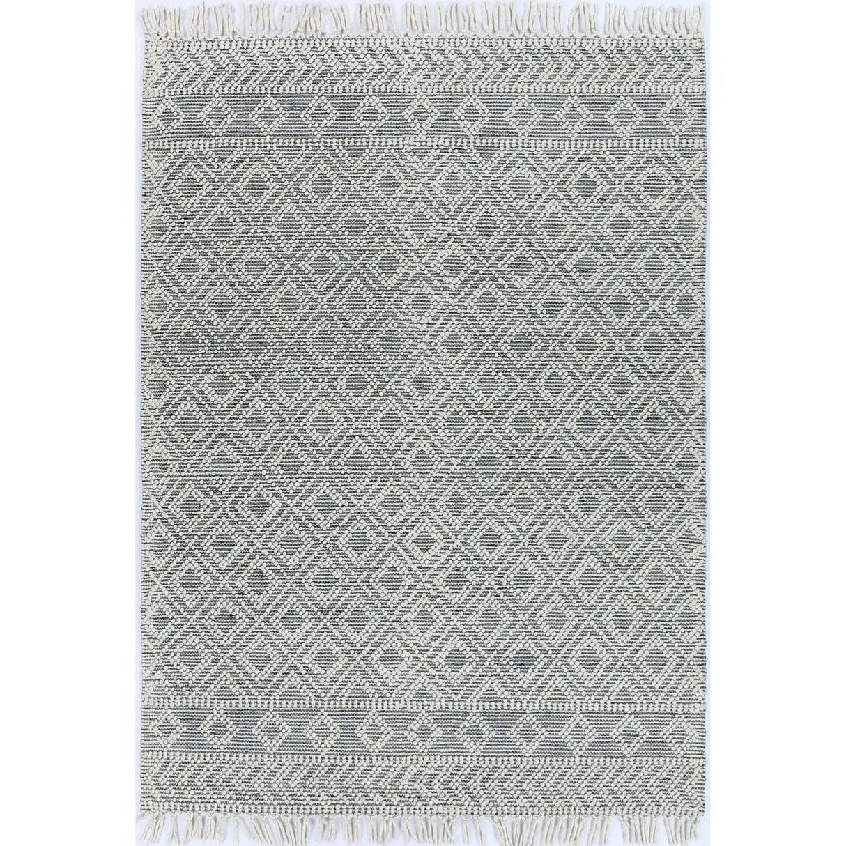 Lumina Diamond Transitional Rug Beige BRAVEN
