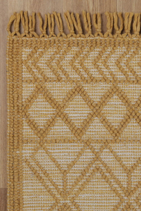 Lumina Mustard Transitional Rug BRAVEN