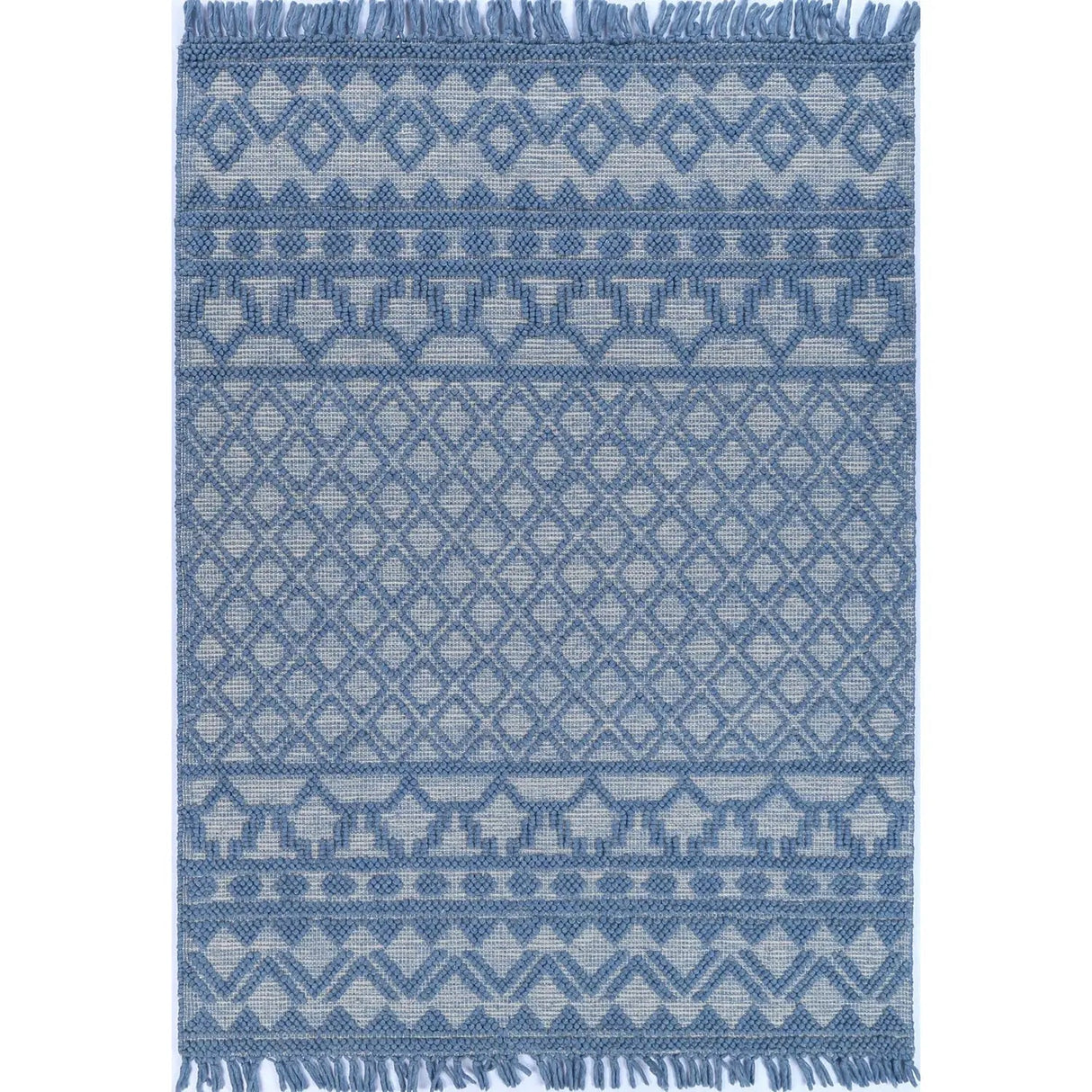 Lumina Otto Transitional Rug Blue BRAVEN
