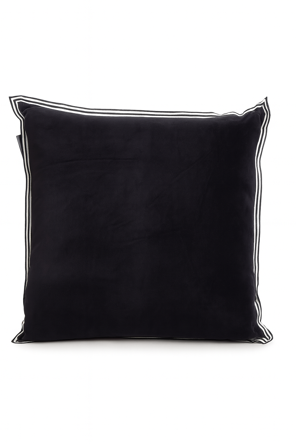 Nora Velvet/Linen Cushion 50X50Cm Black