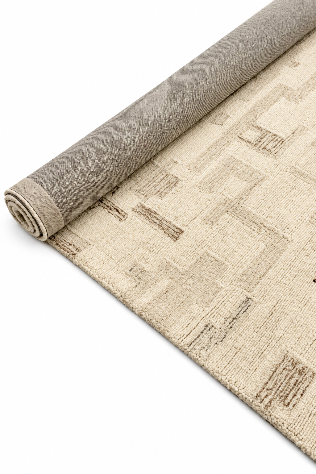 Palemo Clay Polyester&Wool Handtufted