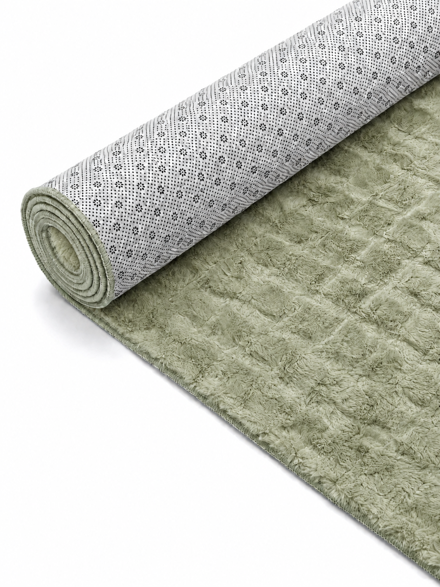 Cloud Plush Rug - Sage Green