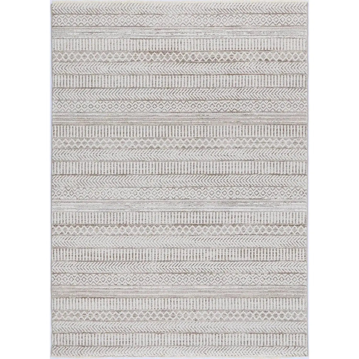 Timur Tribal Soft Rug Beige BRAVEN