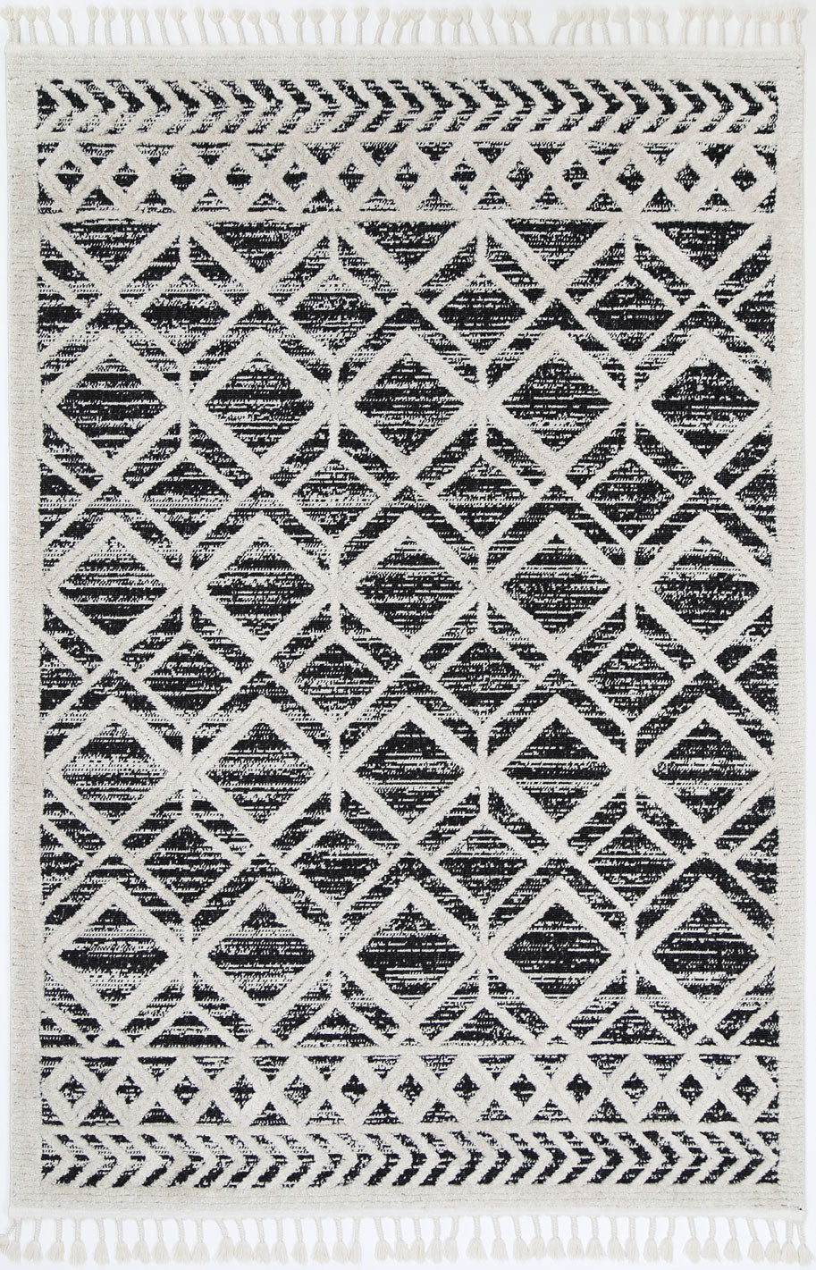 Zellige Y584A Antrasit White