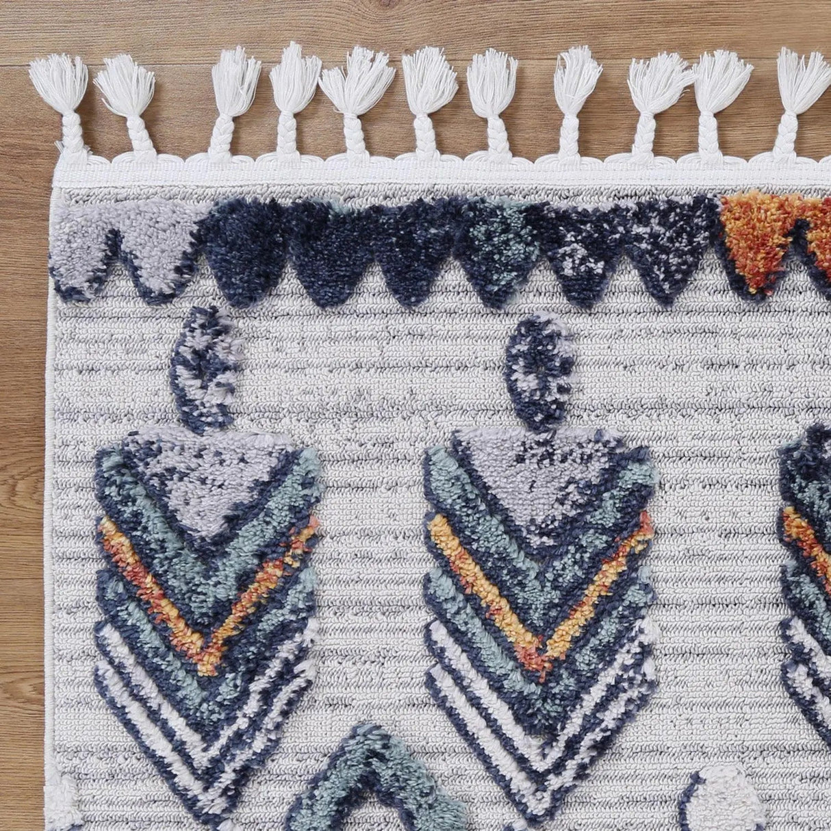 Zellige Tribal Arrow Multi Colour Rug DecoRug