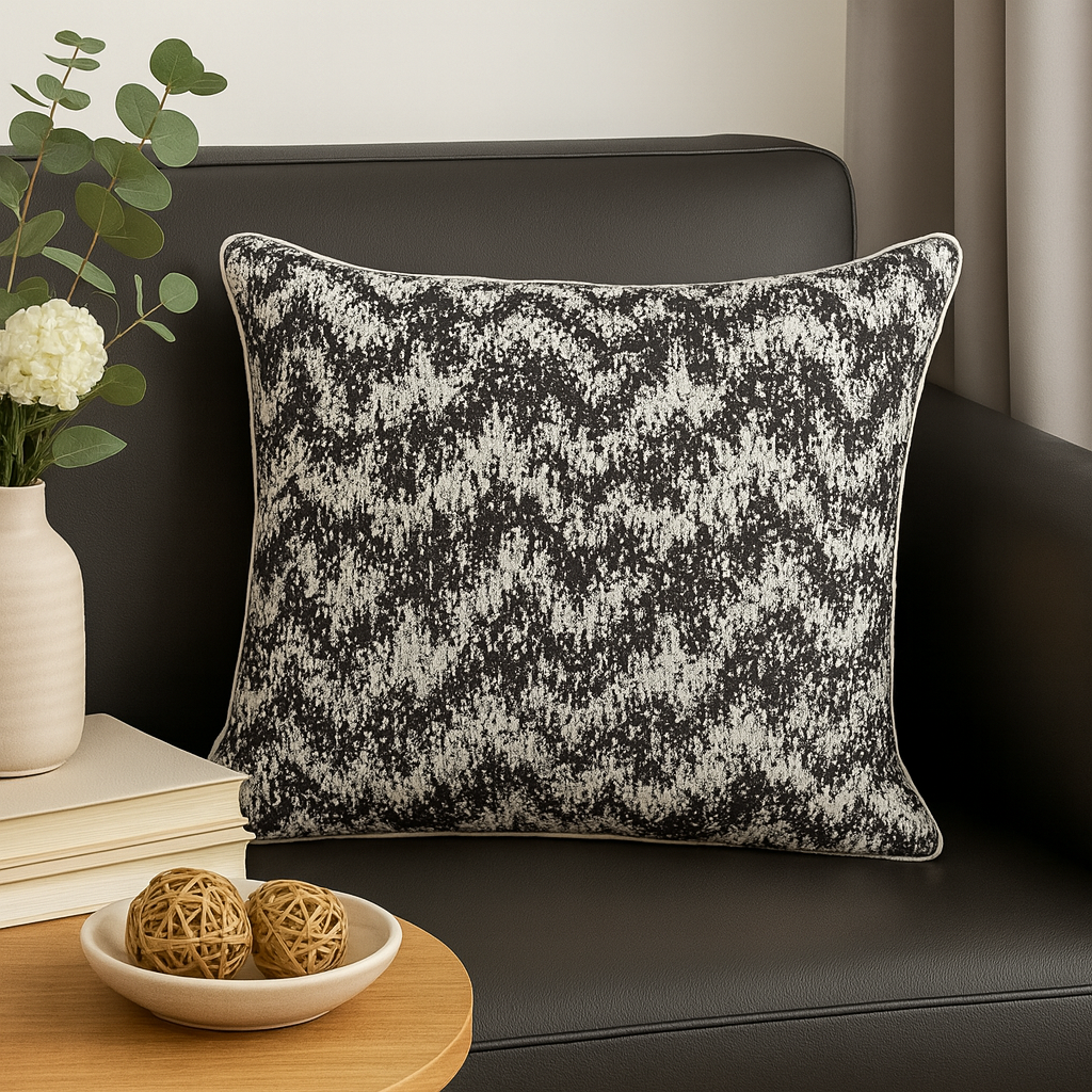 Melody Cushion Black 55X55Cm