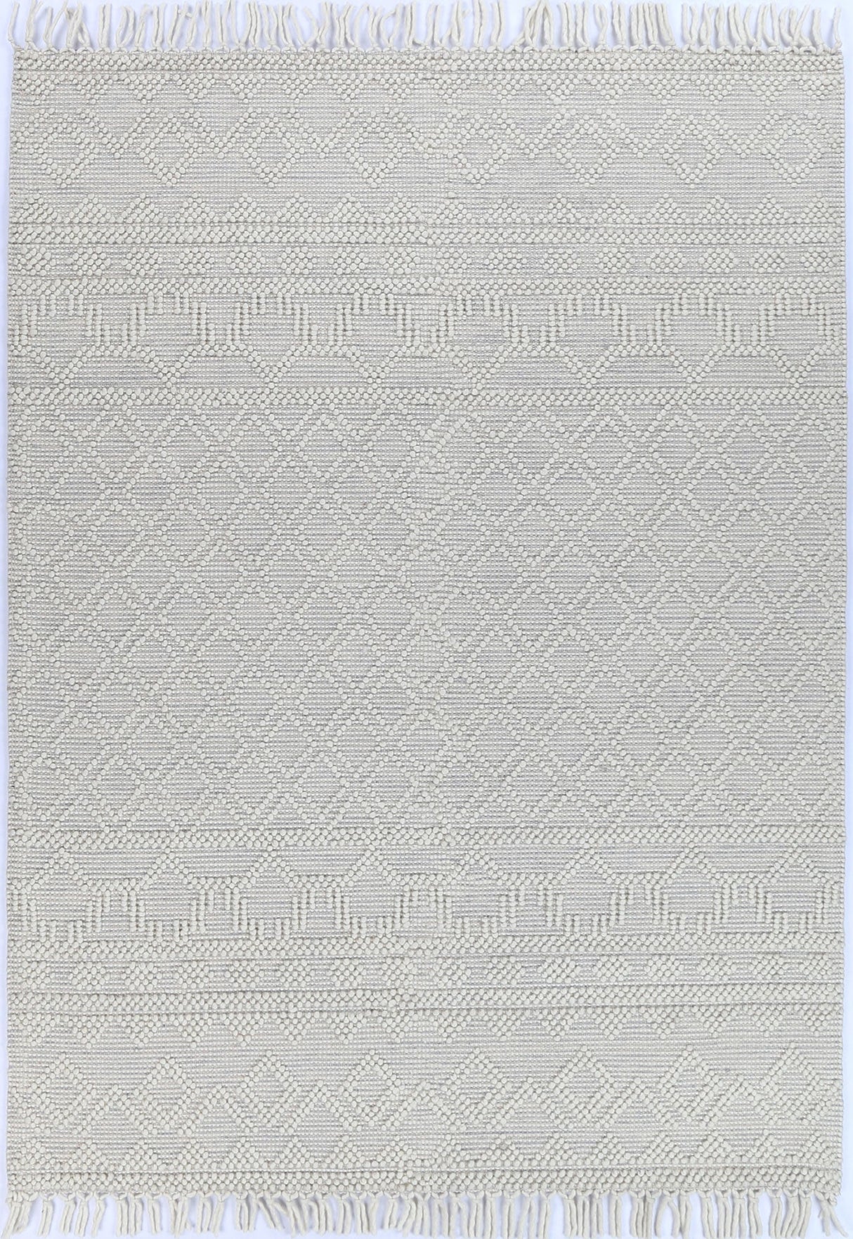 Perla Handwoven Wool Perl-07 Grey (Dc)