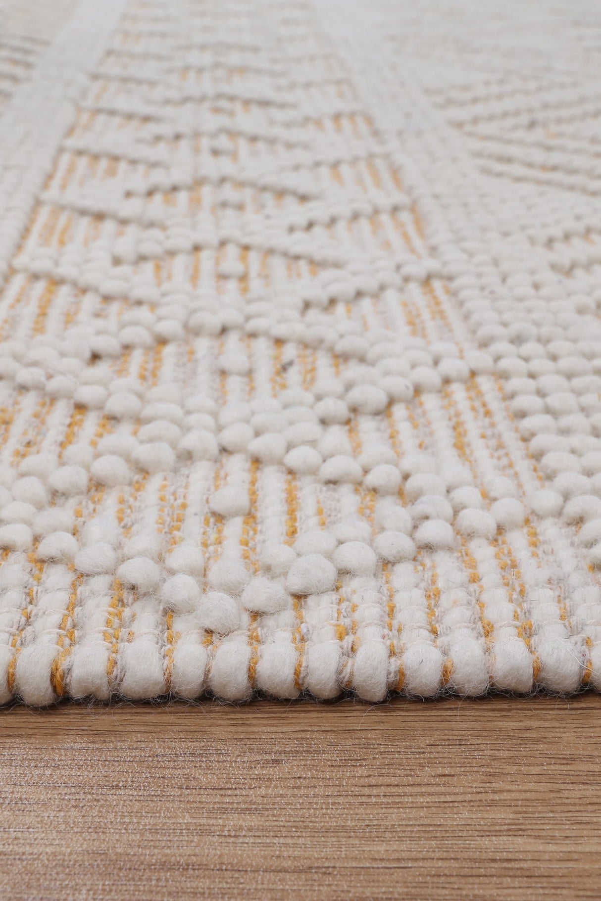 Perla Handwoven Wool Perl-12 Mustard (Dc)