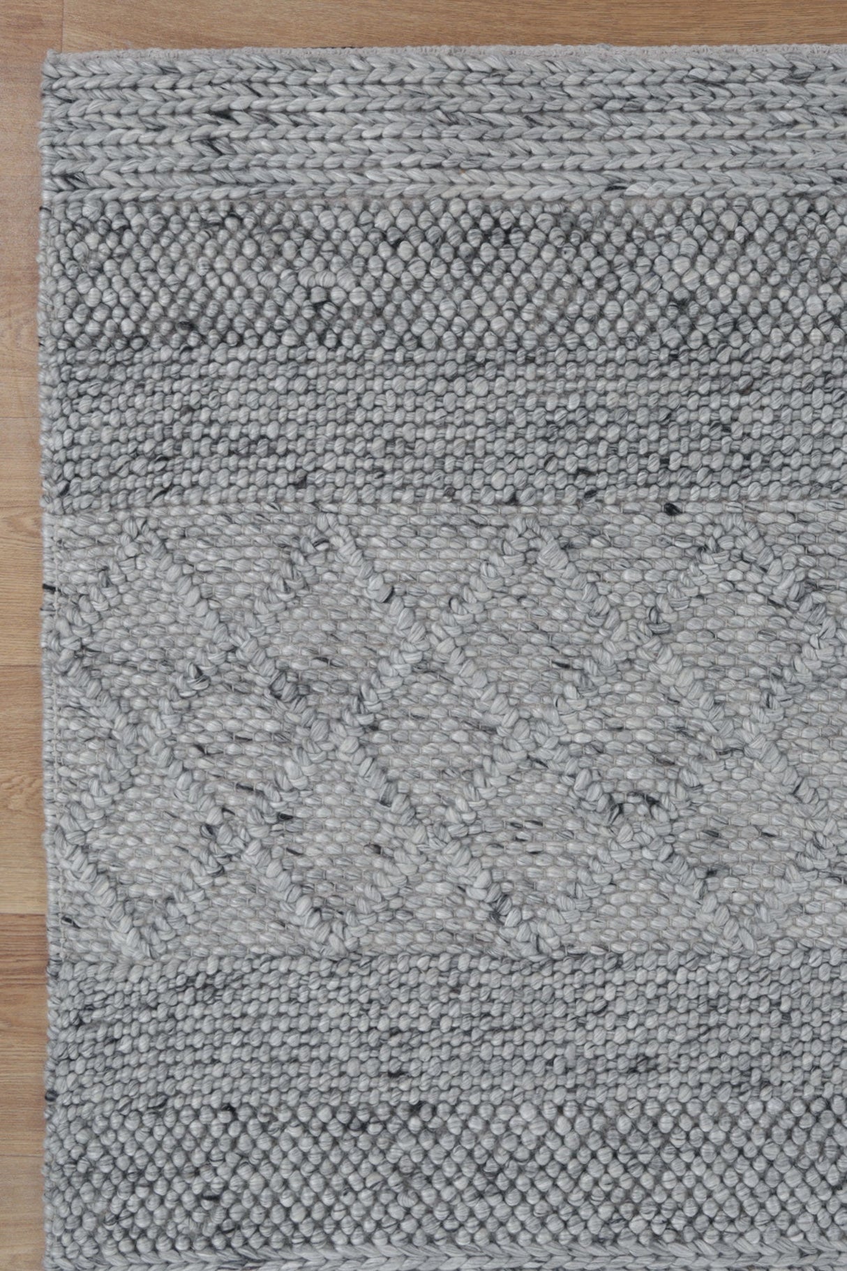 Bella Handwoven Wool Steel