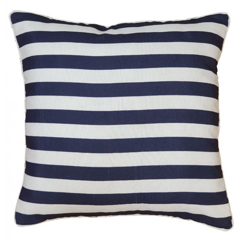Florida Stripe Cushion Navy 50 x 50cm