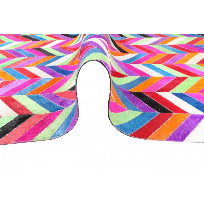 Hide Fushion Rug Chevron Multi