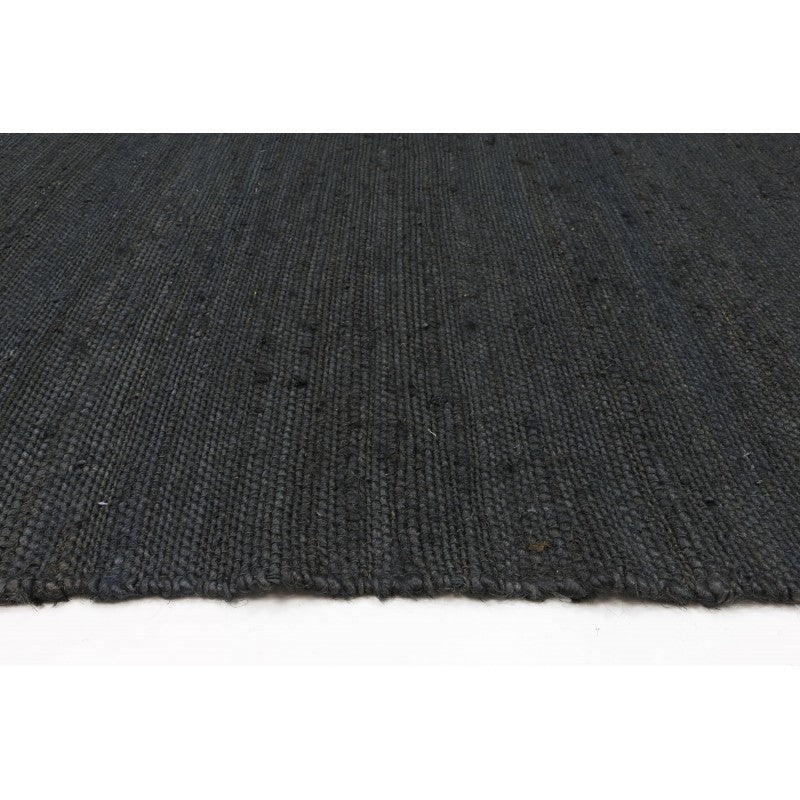Pemba Jute Black Rug