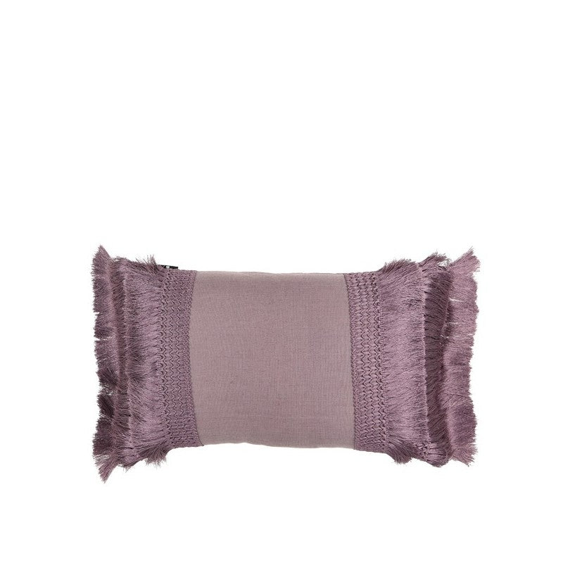 Penelope Fringe Cushion Mushroom 50 X 30cm