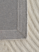Fabien Handtufted Polyester Wool Infinity Cream