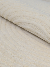 Fabien Handtufted Polyester Wool Infinity Cream