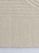 Fabien Handtufted Polyester Wool Infinity Cream